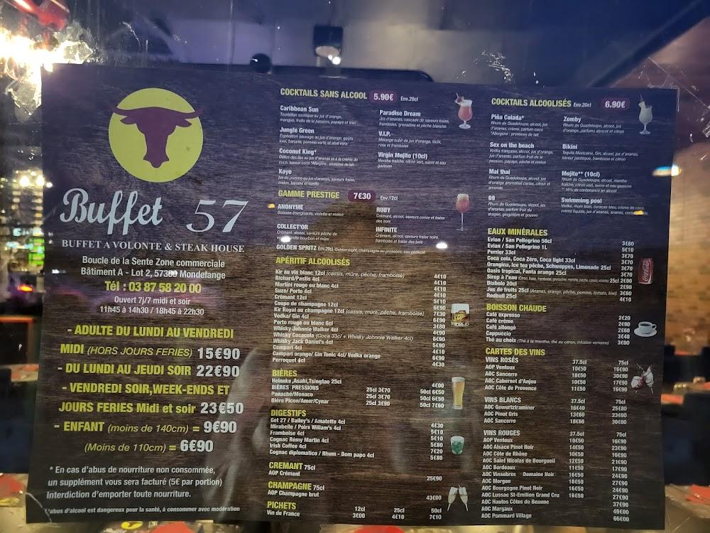 Buffet 57 - Menu Image 2
